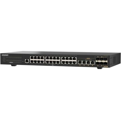 QNAP QSW-M2130-4C2S24T Switch QSW-M2130-4C2S24T (30 Ports), Netzwerk Switch, Schwarz QNAP QSW-M2130-4C2S24T Switch QSW-M2130-4C2S24T (30 Ports), Netzwerk Switch, Schwarz