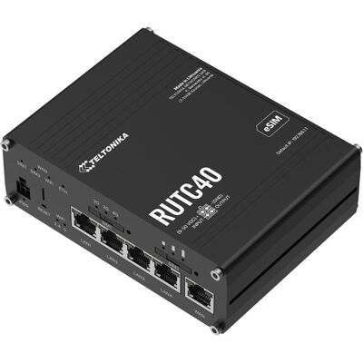 Teltonika · Router · RUTC40 · 4G Edge Router, Router, Schwarz Teltonika · Router · RUTC40 · 4G Edge Router, Router, Schwarz