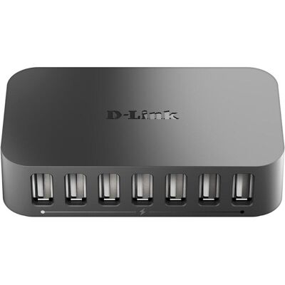 D-Link USB 2.0 Hub 7x (USB-B, 7 Ports), Dockingstation + USB Hub, Schwarz D-Link USB 2.0 Hub 7x (USB-B, 7 Ports), Dockingstation + USB Hub, Schwarz