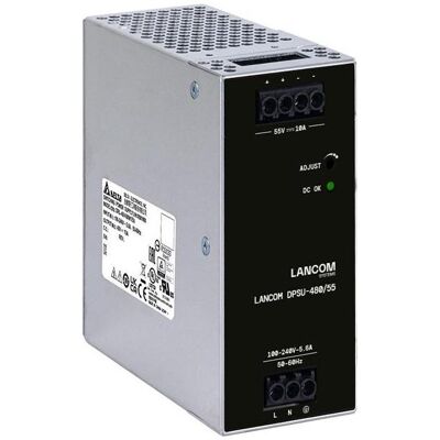 Lancom Systems DPSU-480/55 480W Hutschienen Netzteil für IGS-3510XUP, Router, Schwarz, Grau Lancom Systems DPSU-480/55 480W Hutschienen Netzteil für IGS-3510XUP, Router, Schwarz, Grau