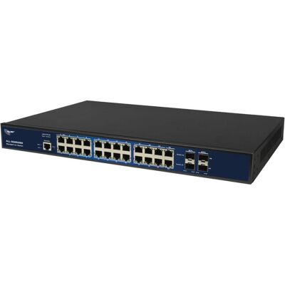 Allnet switch full managed 24 port gigabit / 24x lan / 4x sfp / lüfterlos / 19 zoll / zollall-sg862 (26 Ports), Netzwerk Switch, Schwarz Allnet switch full managed 24 port gigabit / 24x lan / 4x sfp / lüfterlos / 19 zoll / zollall-sg862 (26 Ports), Netzwerk Switch, Schwarz