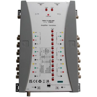 Triax Verstärker TMSA 13 LINE AMP (13 Ports), Dockingstation + USB Hub Triax Verstärker TMSA 13 LINE AMP (13 Ports), Dockingstation + USB Hub