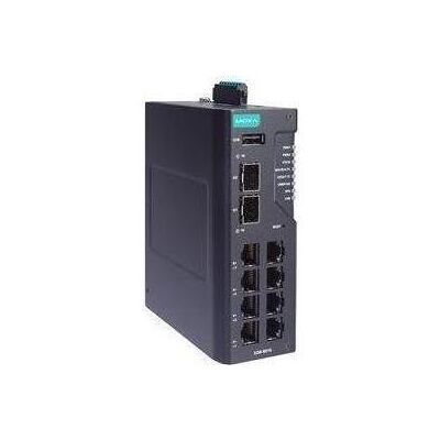 Moxa EDR-8010-2GSFP-CT-T - 8 FE Kupfer- und 2 GbE SFP-Multiport-Router für industrielle Sicherheit mit Fi, Router Moxa EDR-8010-2GSFP-CT-T - 8 FE Kupfer- und 2 GbE SFP-Multiport-Router für industrielle Sicherheit mit Fi, Router