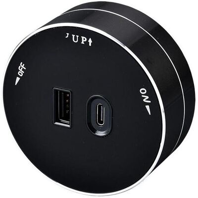 Viking Schubladenmodul A60B, schwarz (USB-A, USB-C), Dockingstation + USB Hub, Schwarz Viking Schubladenmodul A60B, schwarz (USB-A, USB-C), Dockingstation + USB Hub, Schwarz