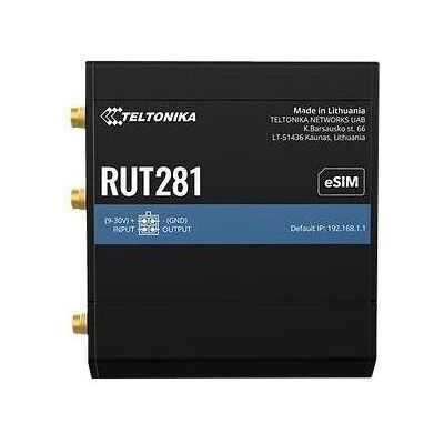 Teltonika RUT281 – Kompakter globaler LTE Cat 4 Router, Router, Schwarz Teltonika RUT281 – Kompakter globaler LTE Cat 4 Router, Router, Schwarz