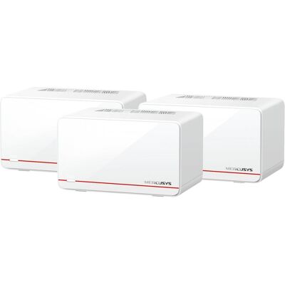 TP-Link MERCUSYS Halo H37BE(3-pack) WiFi7 Mesh (BE6500,2,4GHz/5GHz,2x2,5GbELAN/WAN,1xGbELAN/WAN), Router TP-Link MERCUSYS Halo H37BE(3-pack) WiFi7 Mesh (BE6500,2,4GHz/5GHz,2x2,5GbELAN/WAN,1xGbELAN/WAN), Router