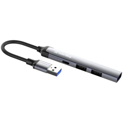 COLORWAY - CW-HUB05 - USB 2.0 x3 - USB 3.0 - USB-Hub COLORWAY - CW-HUB05 - USB 2.0 x3 - USB 3.0 - USB-Hub