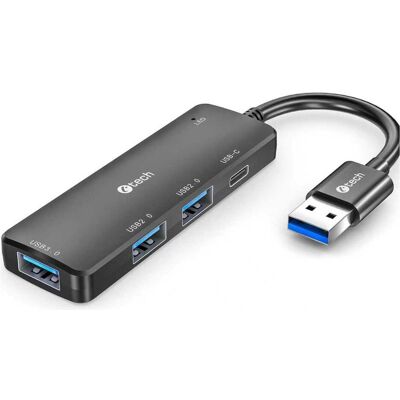 C-Tech HUB USB UHB-U3-AC, 3xUSB-A/1x USB-C/ USB 3.0 (USB-C, 4 Ports), Dockingstation + USB Hub C-Tech HUB USB UHB-U3-AC, 3xUSB-A/1x USB-C/ USB 3.0 (USB-C, 4 Ports), Dockingstation + USB Hub