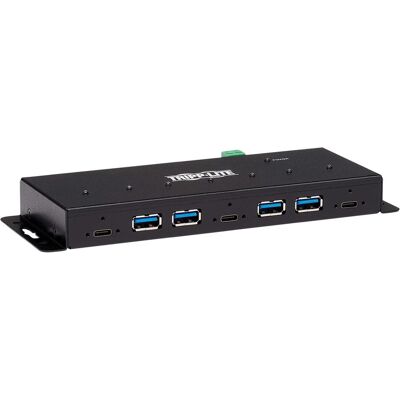 Eaton Industrial 7-Port USB-C Hub Gen2 10G 4x USB-A and 3x USB-C Ports W 15Kv ESD Immunity (USB-C, 7 Ports), Dockingstation + USB Hub, Schwarz Eaton Industrial 7-Port USB-C Hub Gen2 10G 4x USB-A and 3x USB-C Ports W 15Kv ESD Immunity (USB-C, 7 Ports), Dockingstation + USB Hub, Schwarz