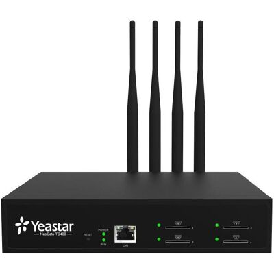 Yeastar NeoGate TG400L LTE-IP Gateway 4-Kanal, Router, Schwarz Yeastar NeoGate TG400L LTE-IP Gateway 4-Kanal, Router, Schwarz