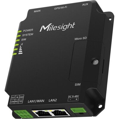 Milesight UR32-L04EU-G, Router, Schwarz Milesight UR32-L04EU-G, Router, Schwarz