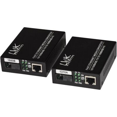 Link Media Converter Rj45 - Fibra Ottica Sc 10/100/1000 Multimode 850nm - Netzwerkerweiterung Link Media Converter Rj45 - Fibra Ottica Sc 10/100/1000 Multimode 850nm - Netzwerkerweiterung