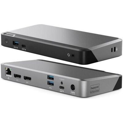 Alogic PRIME DX2 Universal Dock w. Du (USB-C), Dockingstation + USB Hub, Schwarz Alogic PRIME DX2 Universal Dock w. Du (USB-C), Dockingstation + USB Hub, Schwarz