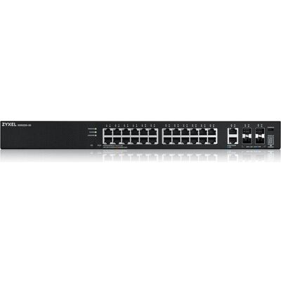 Zyxel Layer3 Access Switch, 24x1G RJ45, 2x10MultiGgig RJ45 (24 Ports), Netzwerk Switch, Schwarz Zyxel Layer3 Access Switch, 24x1G RJ45, 2x10MultiGgig RJ45 (24 Ports), Netzwerk Switch, Schwarz