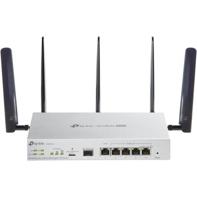 TP-Link Omada Pro G36W-4G, Wi-Fi 6 (802.11ax), Dual-Band (2,4 GHz/5 GHz), Ethernet/LAN, 4G, Weiss, Ta, Router, Weiss, Silber TP-Link Omada Pro G36W-4G, Wi-Fi 6 (802.11ax), Dual-Band (2,4 GHz/5 GHz), Ethernet/LAN, 4G, Weiss, Ta, Router, Weiss, Silber