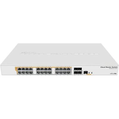MikroTik CRS328-24P-4S+RM Netzwerk-Switch Managed L2/L3 Gigabit Ethernet (10/100/1000) Power over Ethernet (24 Ports), Netzwerk Switch, Weiss MikroTik CRS328-24P-4S+RM Netzwerk-Switch Managed L2/L3 Gigabit Ethernet (10/100/1000) Power over Ethernet (24 Ports), Netzwerk Switch, Weiss