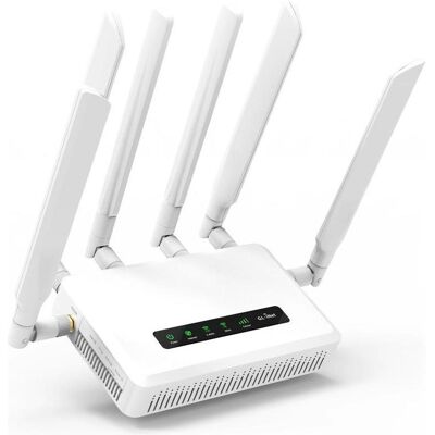 Allnet Wireless AX 5G/4G Router 3000Mbit, OpenVPN/Wireguard OpenWRT, Router, Schwarz Allnet Wireless AX 5G/4G Router 3000Mbit, OpenVPN/Wireguard OpenWRT, Router, Schwarz