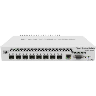 MikroTik CRS309-1G-8S+INL (9 Ports), Netzwerk Switch, Weiss MikroTik CRS309-1G-8S+INL (9 Ports), Netzwerk Switch, Weiss