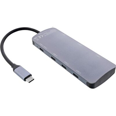InLine 35392C (USB-C, 7 Ports), Dockingstation + USB Hub, Grau InLine 35392C (USB-C, 7 Ports), Dockingstation + USB Hub, Grau