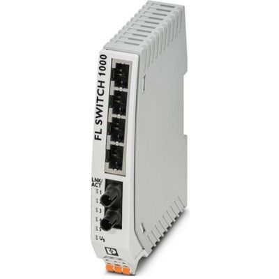 Phoenix Contact Industrial Ethernet Switch 4 RJ45-Ports 1085179 (5 Ports), Netzwerk Switch, Schwarz Phoenix Contact Industrial Ethernet Switch 4 RJ45-Ports 1085179 (5 Ports), Netzwerk Switch, Schwarz