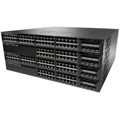 Cisco Systems Catalyst 3650, 48 Port (48 Ports), Netzwerk Switch, Schwarz Cisco Systems Catalyst 3650, 48 Port (48 Ports), Netzwerk Switch, Schwarz