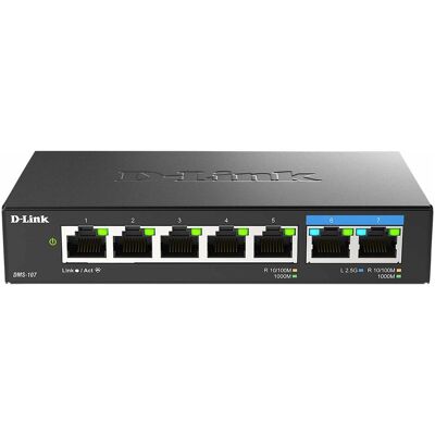 D-Link DMS-107/E Switch (7 Ports), Netzwerk Switch, Schwarz D-Link DMS-107/E Switch (7 Ports), Netzwerk Switch, Schwarz
