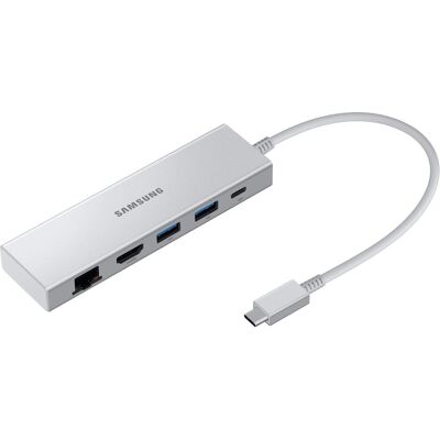 Samsung EE-P5400 (USB-C, 4 Ports), Dockingstation + USB Hub, Silber Samsung EE-P5400 (USB-C, 4 Ports), Dockingstation + USB Hub, Silber