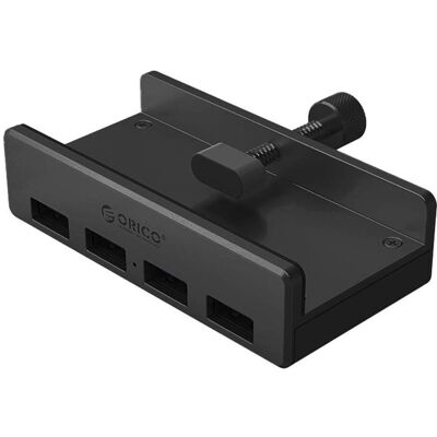 Orico Converter MH4PU Hub Clamp-Mounted 4x USB-A 3.0 - Black (4 Ports), Dockingstation + USB Hub, Schwarz Orico Converter MH4PU Hub Clamp-Mounted 4x USB-A 3.0 - Black (4 Ports), Dockingstation + USB Hub, Schwarz