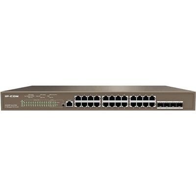 IPC Switch 24-Port GE G5328P-24-410W 24x PoE (24 Ports), Netzwerk Switch, Schwarz IPC Switch 24-Port GE G5328P-24-410W 24x PoE (24 Ports), Netzwerk Switch, Schwarz