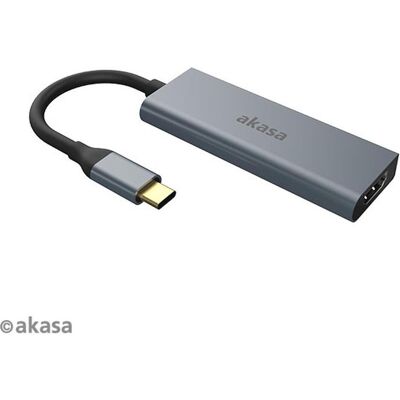 Akasa AK-CBCA19-18BK - Universelles Notebook Dockingstation Grau Akasa AK-CBCA19-18BK - Universelles Notebook Dockingstation Grau