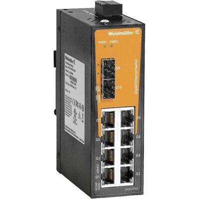 Weidmüller IE-SW-EL10-8GT-2GESFP - Industrieller Ethernet-Switch Weidmüller IE-SW-EL10-8GT-2GESFP - Industrieller Ethernet-Switch