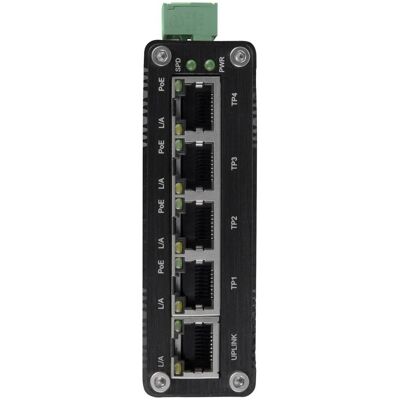 BCS BCS-ISP04G01G 4-Port Industrie PoE Switch DIN-Schiene 120W (4 Ports), Netzwerk Switch, Schwarz BCS BCS-ISP04G01G 4-Port Industrie PoE Switch DIN-Schiene 120W (4 Ports), Netzwerk Switch, Schwarz