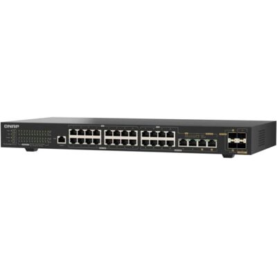 QNAP QSW-M2130P-2C2S26T Switch QSW-M2130P-2C2S26T (26 Ports), Netzwerk Switch, Schwarz QNAP QSW-M2130P-2C2S26T Switch QSW-M2130P-2C2S26T (26 Ports), Netzwerk Switch, Schwarz
