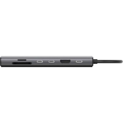 SiteCom Hub Multiporta USB-C Power Delivery 7 in 1 (USB-C, 7 Ports), Dockingstation + USB Hub, Silber SiteCom Hub Multiporta USB-C Power Delivery 7 in 1 (USB-C, 7 Ports), Dockingstation + USB Hub, Silber