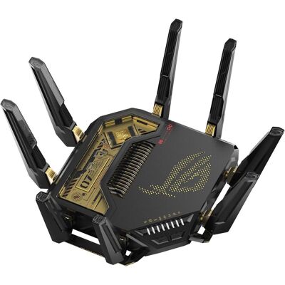 Asus WL-Router GT-BE98 ROG 20th Edition BE25000 WiFi7 AiMesh, Router, Schwarz Asus WL-Router GT-BE98 ROG 20th Edition BE25000 WiFi7 AiMesh, Router, Schwarz