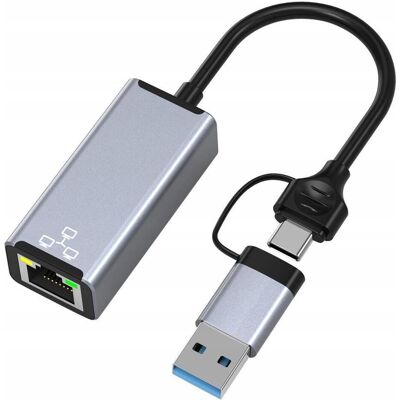 Bounn HUB USB Adapter USB/TYPE C Ethernet 1000Mbps (USB-C), Dockingstation + USB Hub, Schwarz Bounn HUB USB Adapter USB/TYPE C Ethernet 1000Mbps (USB-C), Dockingstation + USB Hub, Schwarz