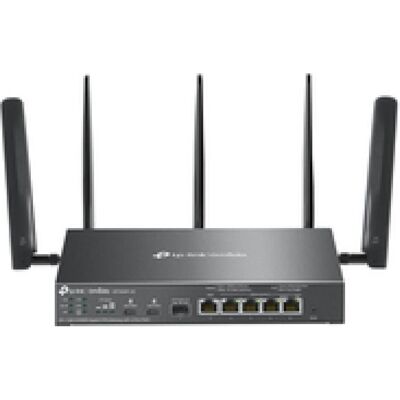 TP-Link Omada 4G+ Cat6 AX3000 Gigabit VPN Gateway mit 4-Port PoE+, Router, Schwarz TP-Link Omada 4G+ Cat6 AX3000 Gigabit VPN Gateway mit 4-Port PoE+, Router, Schwarz