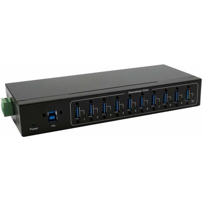 EXSYS USB Hub 10 Ports Industrietauglich - USB 3.2 EXSYS USB Hub 10 Ports Industrietauglich - USB 3.2