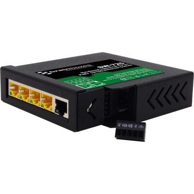 Brainboxes Hardened Industrial 5 Port PoE+ 10/100 Ethernet Switch - 0,1 Gbps - 5-Port (5 Ports), Netzwerk Switch, Schwarz Brainboxes Hardened Industrial 5 Port PoE+ 10/100 Ethernet Switch - 0,1 Gbps - 5-Port (5 Ports), Netzwerk Switch, Schwarz