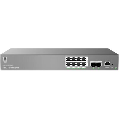 Grandstream GWN7801P PRO? Enterprise Layer 2++ Managed Switch? 8Ã Gigabit RJ45 (PoE/PoE+) + 2Ã G (10 Ports), Netzwerk Switch, Schwarz Grandstream GWN7801P PRO? Enterprise Layer 2++ Managed Switch? 8Ã Gigabit RJ45 (PoE/PoE+) + 2Ã G (10 Ports), Netzwerk Switch, Schwarz