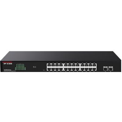 IPC IP-COM Switch Menedzselhető - G2226F (24x1Gbps + 2x1Gbps SFP 52Gbps Rack) (24 Ports), Netzwerk Switch, Schwarz IPC IP-COM Switch Menedzselhető - G2226F (24x1Gbps + 2x1Gbps SFP 52Gbps Rack) (24 Ports), Netzwerk Switch, Schwarz