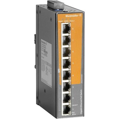 Weidmüller IE-SW-EL08-8GTPOE - Industrieller Ethernet-Switch - 10/100/1000 MBit/s PoE Weidmüller IE-SW-EL08-8GTPOE - Industrieller Ethernet-Switch - 10/100/1000 MBit/s PoE