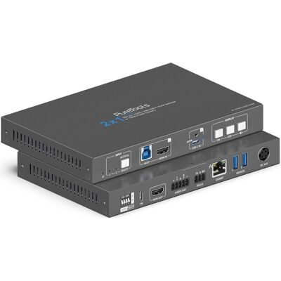 Purelink Switcher PT-PSW-21HC-KVM 4K 60Hz 4:4:4, HDR 10, KVM Switch, Schwarz Purelink Switcher PT-PSW-21HC-KVM 4K 60Hz 4:4:4, HDR 10, KVM Switch, Schwarz
