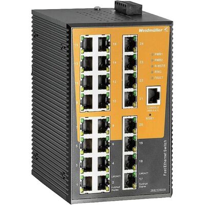 Weidmüller IE-SW-AL24M-24TX Industrieller Ethernet-Schalter - Switch Weidmüller IE-SW-AL24M-24TX Industrieller Ethernet-Schalter - Switch