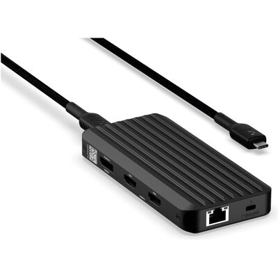 Unisynk 10 Port USB-C Mul ti Display Hub V3 140W (USB-C, 10 Ports), Dockingstation + USB Hub, Schwarz Unisynk 10 Port USB-C Mul ti Display Hub V3 140W (USB-C, 10 Ports), Dockingstation + USB Hub, Schwarz