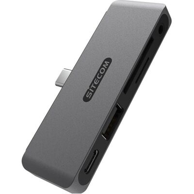 SiteCom AC-1005 iPad Multiport Hub 5in1 (USB-C, 5 Ports), Dockingstation + USB Hub, Schwarz SiteCom AC-1005 iPad Multiport Hub 5in1 (USB-C, 5 Ports), Dockingstation + USB Hub, Schwarz
