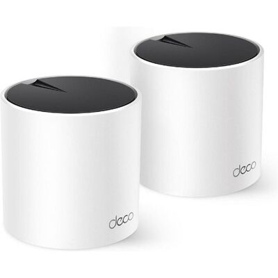 TP-Link Deco X55 (2er-Pack), Router, Weiss TP-Link Deco X55 (2er-Pack), Router, Weiss