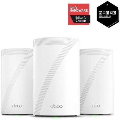 TP-Link Wifi7 home mesh Deco BE68(2-pack), Router, Weiss TP-Link Wifi7 home mesh Deco BE68(2-pack), Router, Weiss