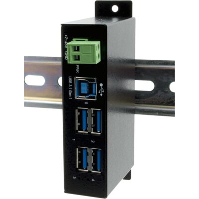 EXSYS USB-Hub EX-1504HMS (USB-B, 4 Ports), Dockingstation + USB Hub, Schwarz EXSYS USB-Hub EX-1504HMS (USB-B, 4 Ports), Dockingstation + USB Hub, Schwarz