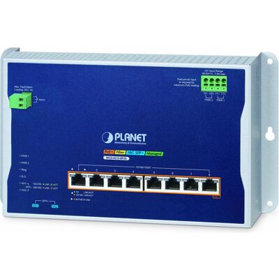 Planet Industrial 8-Port Wall-mount Switch WGS-4215-8P2X (8 Ports), Netzwerk Switch, Grau Planet Industrial 8-Port Wall-mount Switch WGS-4215-8P2X (8 Ports), Netzwerk Switch, Grau